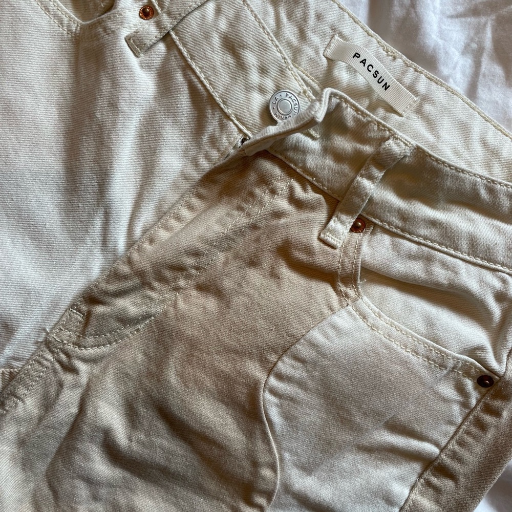 Pacsun patch work brown / tan / white women’s jean size 25